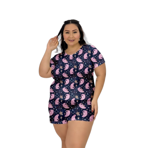 SHORTDOLL FEM PLUS SIZE SUEDE DL091