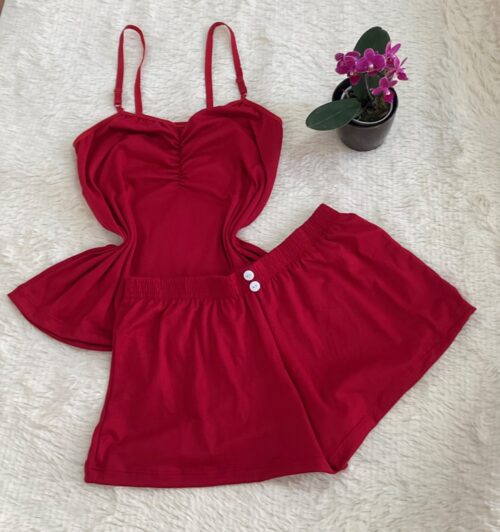 SHORTDOLL FEM SUEDE LISO DL072